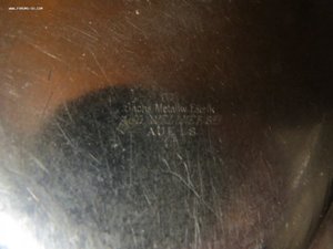 Блюдо из сервиза столовой дивизии СС"Лейбштандарт" "L.A.H.".