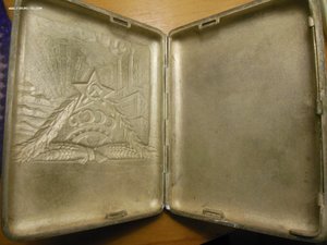 Агитационный портсигар 30 гг.