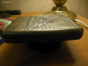 Агитационный портсигар 30 гг.