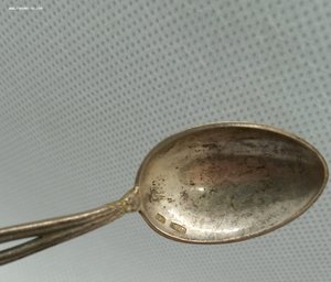 Ложки кофейные. Серебро 875