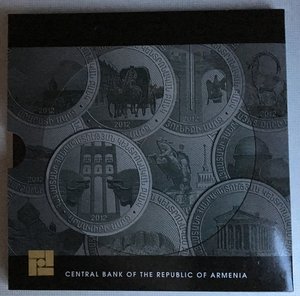 50 драмoвые  11 шт Армения - Регионы центробанк 2012 г.
