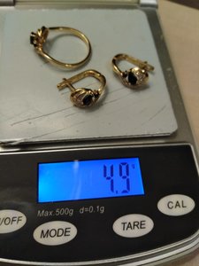 Кольцо+серьги. Бриллианты, сапфир