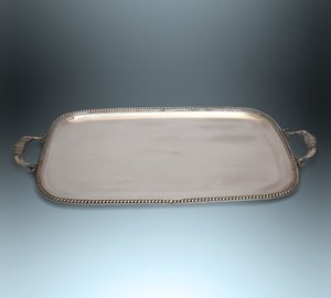 Поднос в классическом стиле, Италия, серебро!