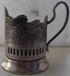 пара подстаканников СССР,Космос,Кольчугино,мельхиор