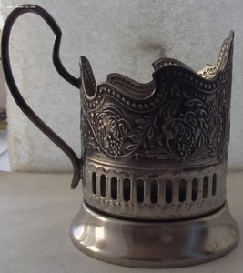 пара подстаканников СССР,Космос,Кольчугино,мельхиор