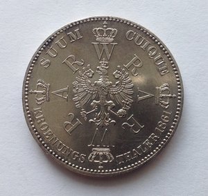 Талер 1861 Германия