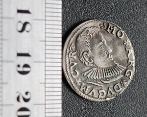 польская серебренная монета 1597 г