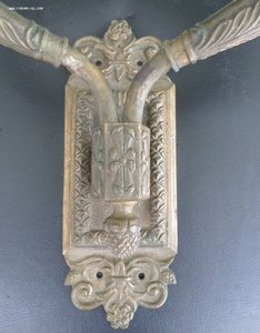 Подсвечник бронзовый бра ( сталинский ампир)