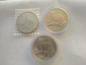 3 рубля 1995 соболь (3 штуки)