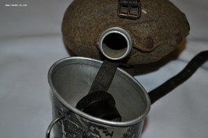 Егерьская фляга 1л, Wehrmacht.