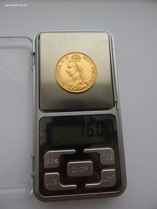 Великобритания. 2 Фунта 1887 года. Золото 16 грамм.