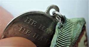 Медаль "В память Отечественной войны 1812г." Лента. Серебро.