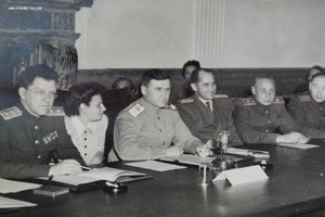 Контрольный совет по Германии  1946 маршал Соколовский 13х18