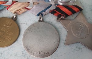 колодочка: Слава-III, Отвага, Сталингр., Будапешт, Берлин,