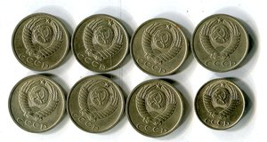 Редкая мелочь СССР.17 монет
