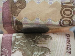 Денга 1786 год КМ