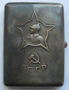 Портсигар наградной! Нач.Пожарной охраны Балт-моря. 31 г.