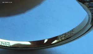 Женское кольцо 585 пробы.