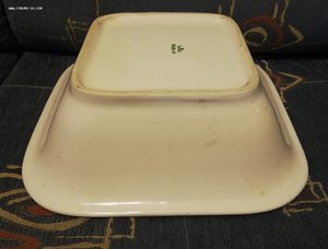 Квадратной блюдо - салатник. Waffen SS.