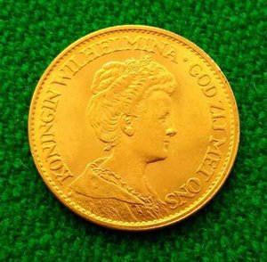 10 гульденов 1912 г. ЗОЛОТО