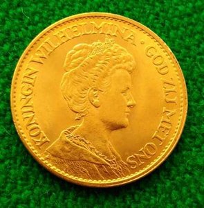 10 гульденов 1912 г. ЗОЛОТО