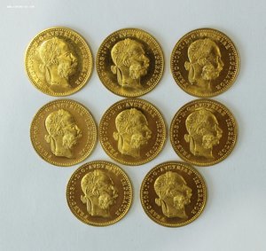 Дукат 1915г. АВСТРО-ВЕНГРИЯ (8 штук) !!!