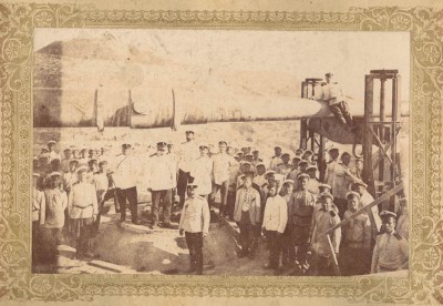 Дальнобойная АРТИЛЛЕРИЯ форт ПУШКА огромная - 2 ФОТО rare!