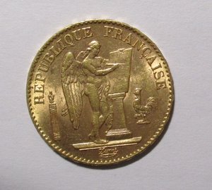 20 франков 1896 г. Франция