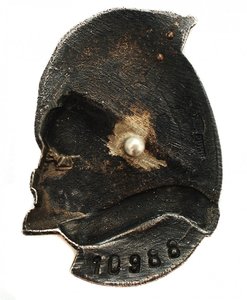 Знак «Почетному железнодорожнику» серебро на доке