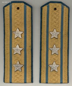 Погоны полковника ГВФ период 1951-55 гг.