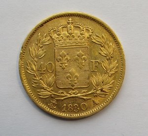 40 франков .Карл X, Золото.