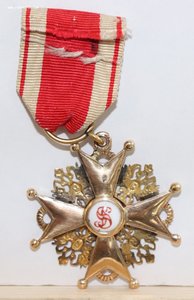 Орден Станислава 3 ст. золото.