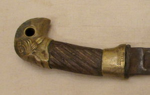 Эфес шашки обр.1927 г. Ранний, "дутая" голова.