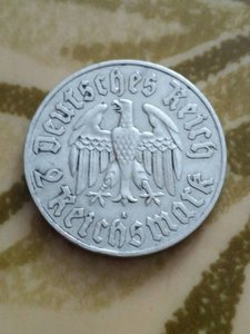 2  марки 1933 Лютер и 2 марки 1934 Шиллер