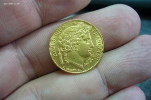 20 франков золото