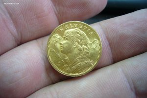 20 франков золото