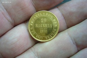 20 марок золото финляндия