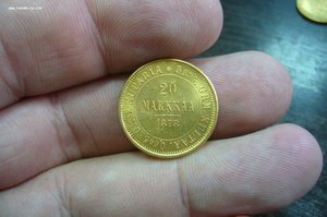20 марок золото финляндия