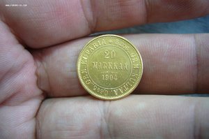 20 марок золото финляндия