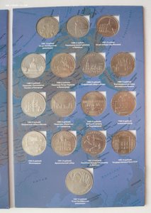 Полный набор юбилейных рублей СССР