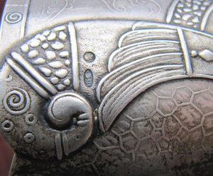 Подстаканник.Богатырь.Витязь на коне. 875 проба серебро.СССР