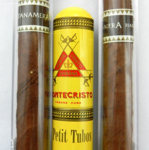 Кубинские сигары Guantanamera Cristal, Montecristo Petit Tub