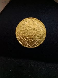 Памятная монета\медаль 2 дукатаЧехословакия 1918-1928 золото