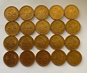 130 царских Николаевских червонцев