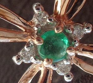 крестик Золото 585 пробы