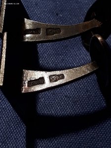 Запонки 30-е годы эмаль.