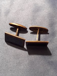 Запонки 30-е годы эмаль.