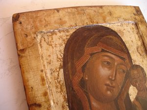 Казанская икона Божией Матери. 17-18 век.