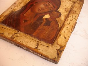 Казанская икона Божией Матери. 17-18 век.