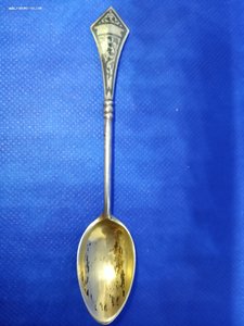 Ложки серебро. 875 пр., чернь.